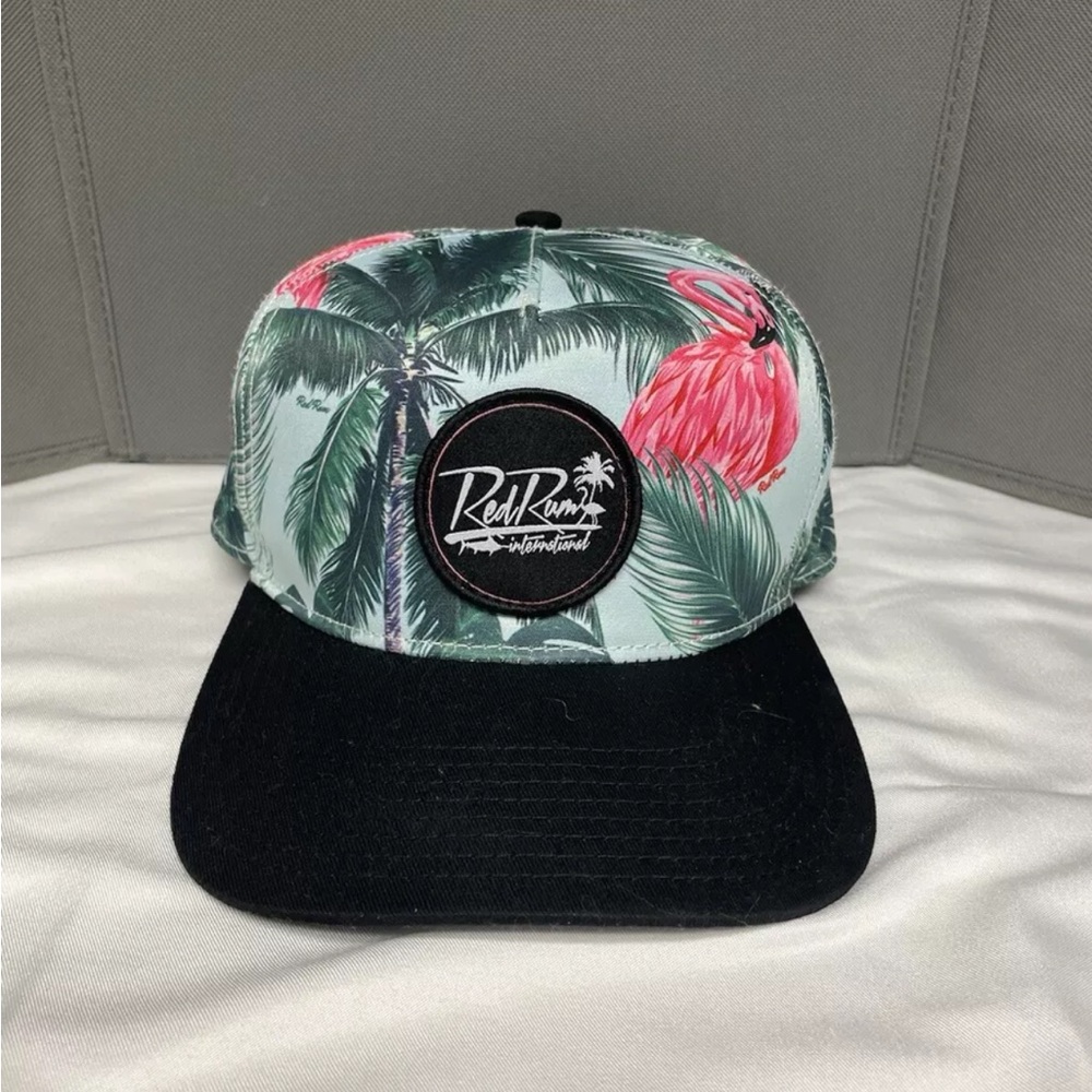 Tropical Snapback Hat – Flamingo – Multicolor